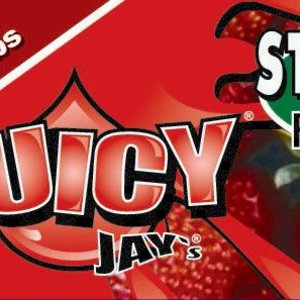 Juicy Jays JUICY JAYS STRAWBERRY 1 1/4 ROLING PAPERS