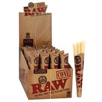 RAW UNREFINED PRE-ROLLED CONE