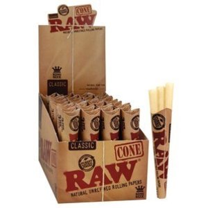 RAW RAW UNREFINED PRE-ROLLED CONE