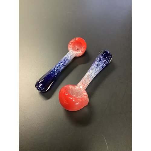 KissMyGlass KissMyGlass Handmade RedWhite&Blue Spoon KissMyGlass KissMyGlass Handmade RedWhite&Blue Spoon