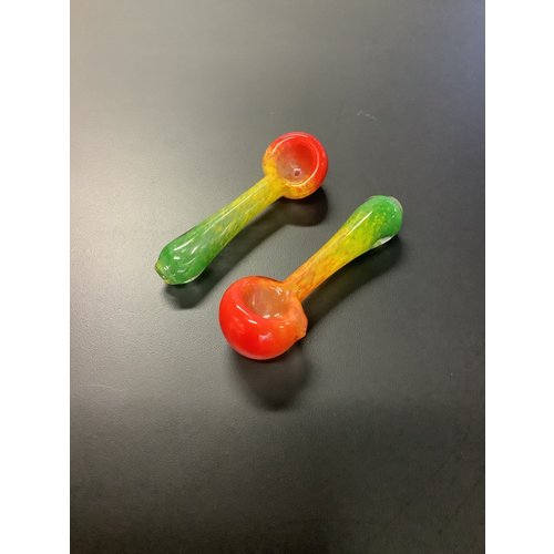 KissMyGlass KissMyGlass Handmade Rasta Spoon KissMyGlass KissMyGlass Handmade Rasta Spoon