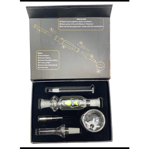 SpaceKing Alien Ape 10mm Nectar Collector Kit w/ Titanium Nail SpaceKing Alien Ape 10mm Nectar Collector Kit w/ Titanium Nail