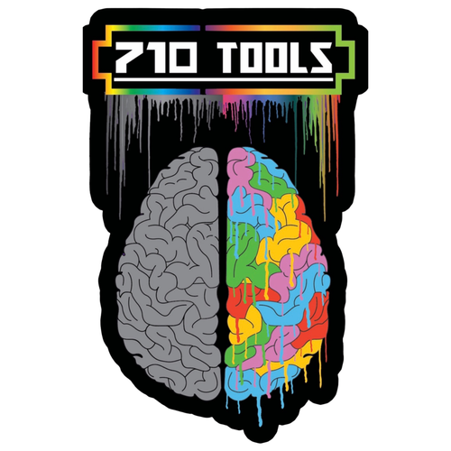 710 Tools 710 Tools Silicone Mat - Dab Brain 9x12"