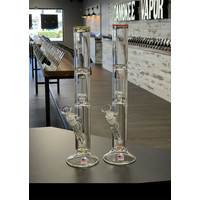 HYDROS USA Made Waterpipe- 17" Shorty Straight Tube