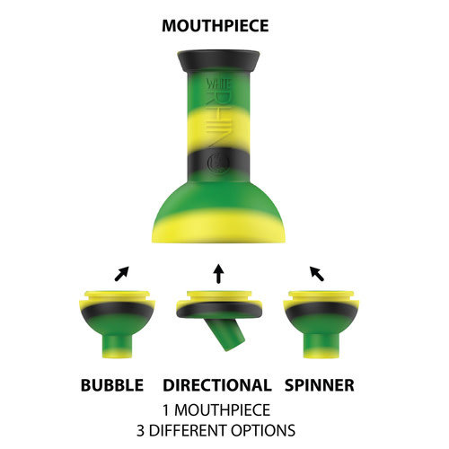 White Rhino White Rhino Silicon 3-in-1 'Glow In The Dark' Carb Cap - Assorted Colors White Rhino White Rhino Silicon 3-in-1 'Glow In The Dark' Carb Cap - Assorted Colors