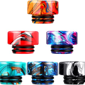 810 Size Resin Drip Tip - Bottle Cap Style - Assorted 810 Size Resin Drip Tip - Bottle Cap Style - Assorted
