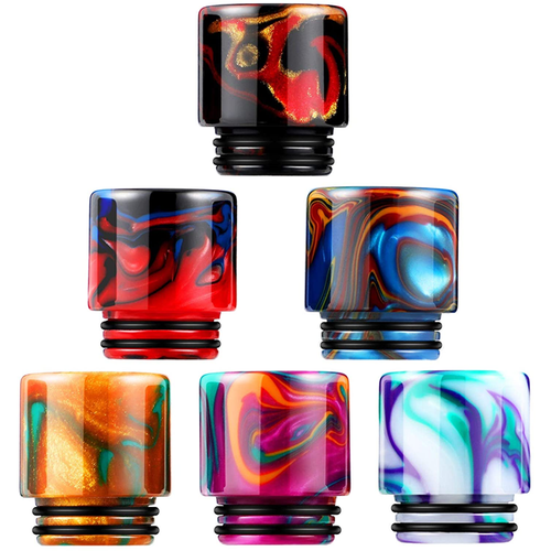 810 Size Resin Drip Tip - Cylinder Style - Assorted 810 Size Resin Drip Tip - Cylinder Style - Assorted