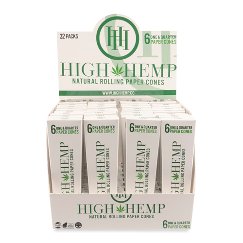 High Hemp High Hemp 1 1/4 Size 6pk Cones