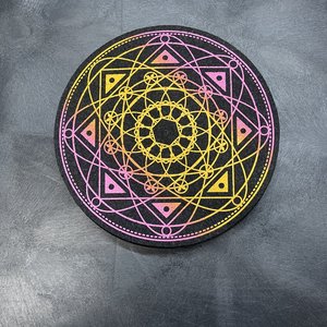 Moodmats MoodMats - Sunset Grid Dab Mat Moodmats MoodMats - Sunset Grid Dab Mat