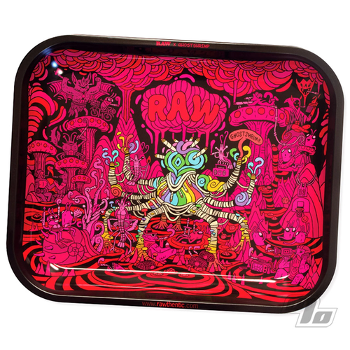 RAW RAW Ghost Shrimp Metal Rolling Tray - Large