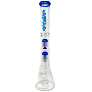 AFM Glass AFM Glass Double Hitter Dual 8 Arm Perc Beaker - Assorted Colors