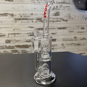 Lucky Goat Lucky Goat Rig - Dual Shower Head Percs Lucky Goat Lucky Goat Rig - Dual Shower Head Percs