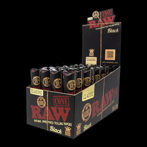 RAW RAW Black Series 3 Pack King Size Cones RAW RAW Black Series 3 Pack King Size Cones