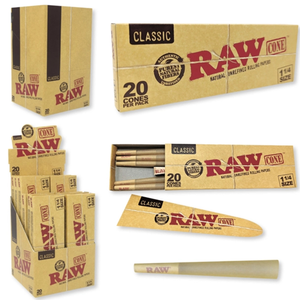 RAW RAW 1 1/4 Cones - 20 Pack RAW RAW 1 1/4 Cones - 20 Pack