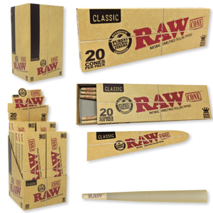 RAW RAW King Size Cones 20 Pack - Classic RAW RAW King Size Cones 20 Pack - Classic