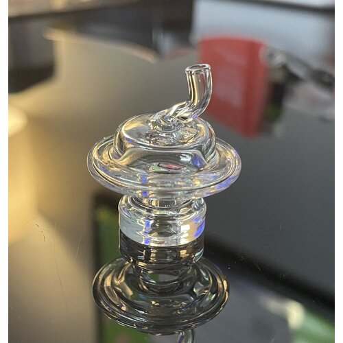 Glass Carb Cap w/ Offset Directional Airflow