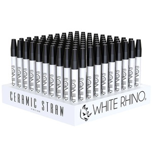 White Rhino White Rhino - Ceramic Straw Nectar Collector White Rhino White Rhino - Ceramic Straw Nectar Collector