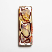 Large Glass Hand Pipe - Assorted Color Block