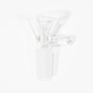 14mm Male Clear Glass Bowl w/ Handle 14mm Male Clear Glass Bowl w/ Handle