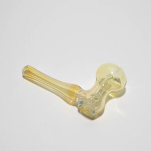 Mini Sherlock Style Glass Bubbler - Fumed
