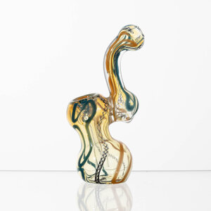 Small Glass Bubbler - Swirls & Stripes