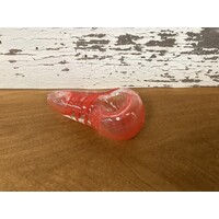 Medium Glass Hand Pipe - Assorted Color Splatter Swirls