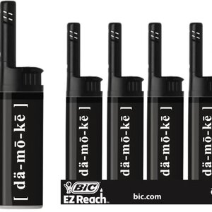 Bic Damokee Logo Bic E-Z Reach Lighter