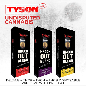 Tyson TYSON 2.0 Knockout Blend Delta 8 Disposable Tyson TYSON 2.0 Knockout Blend Delta 8 Disposable