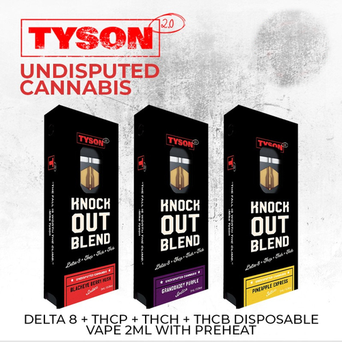 Tyson TYSON 2.0 Knockout Blend Delta 8 Disposable