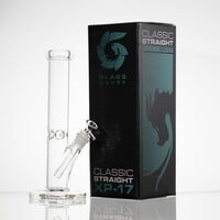 5mm Thick 12" Glass Straight Tube Water Pipe