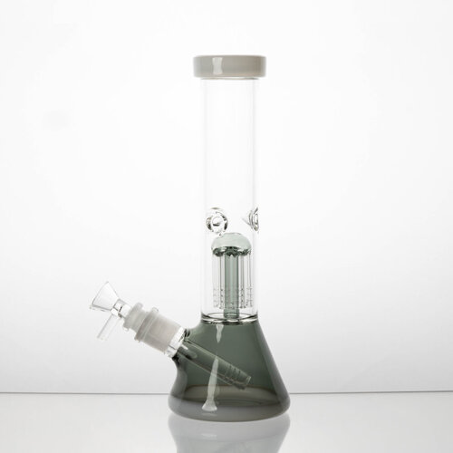 12" Half Color Beaker w/ 8-Arm Perc - Assorted 12" Half Color Beaker w/ 8-Arm Perc - Assorted