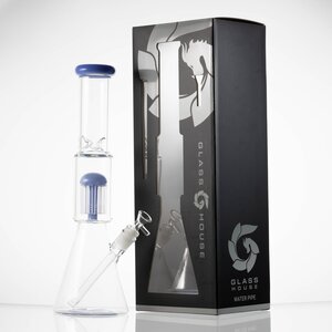 16" Beaker Base Water Pipe with 8 Arm Perc - Assorted Colors