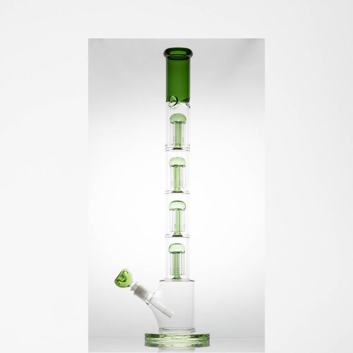 23" Huge Quadruple Perc Straight Tube Water Pipe - Assorted