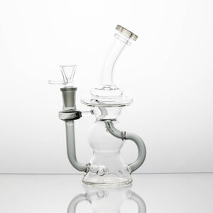 hillside 8" Banger Hanger Recycler Water Pipe - Assorted Colors