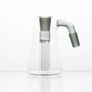 90 Degree 14mm Male Ash Catcher w/ Arm Perc - Assorted