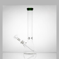 9mm Thick 15" Glass Beaker Water Pipe