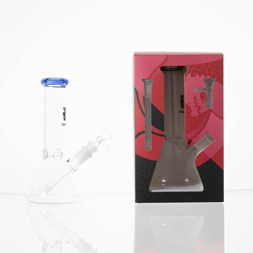 Beaker Style Waterpipe w/ Ice Catch - Assorted Colors Beaker Style Waterpipe w/ Ice Catch - Assorted Colors
