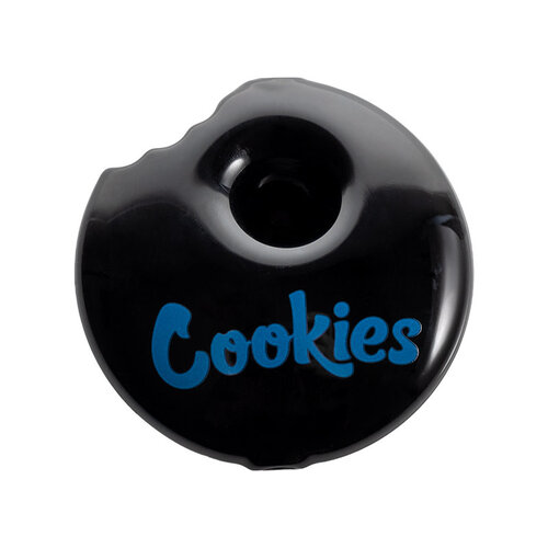 Cookies Cookies Glass Cookie Bite Hand Pipe - Black Cookies Cookies Glass Cookie Bite Hand Pipe - Black