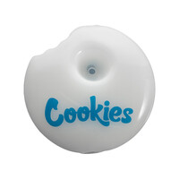 Cookies Glass Cookie Bite Hand Pipe - White
