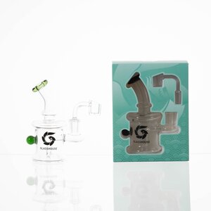 Cylinder Base Banger Hanger Waterpipe - Assorted Colors