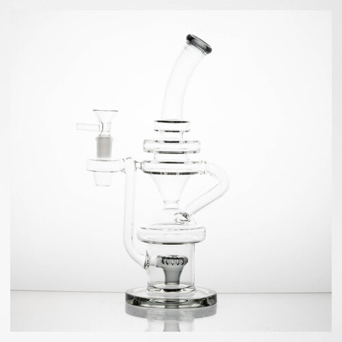 GlasHouse GlasHouse 12" Banger Hanger Recycler Rig - Clear GlasHouse GlasHouse 12" Banger Hanger Recycler Rig - Clear