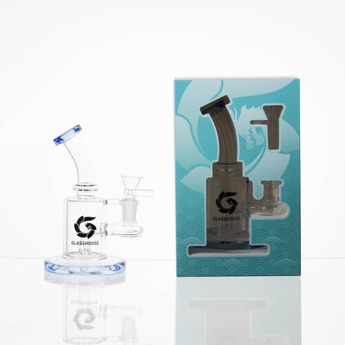 Hanger Style Glass Rig Waterpipe - Assorted Colors Hanger Style Glass Rig Waterpipe - Assorted Colors