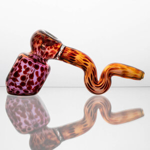 Large Glass Bubbler - Bent Neck - Assorted