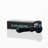 Premium Full Color Metallic Glass Hand Pipe - Assorted