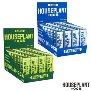OCB Houseplant By OCB 1 1/4 Size Cones - 6pk