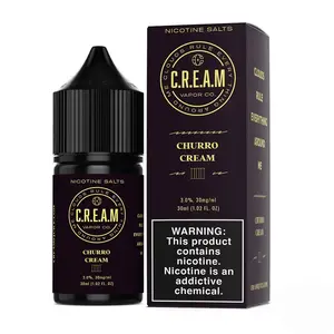 CREAM VAPOR CO C.R.E.A.M Vapor Co Salt E-Liquid 30ML CREAM VAPOR CO C.R.E.A.M Vapor Co Salt E-Liquid 30ML