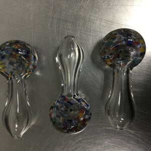 Speckled Head 3” Small Hand Pipe
