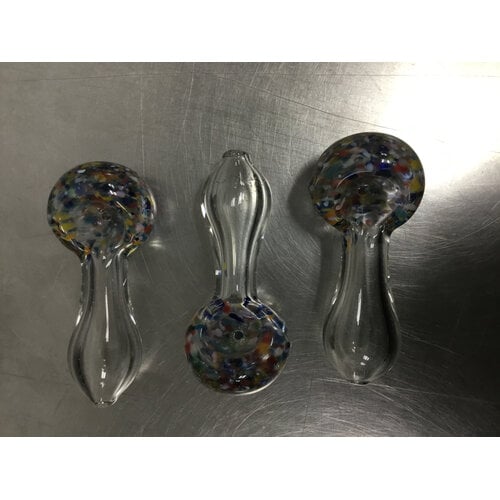 Speckled Head 3” Small Hand Pipe