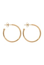 Nikki Lissoni Gold Plated Hoop Earrings - EA1001G