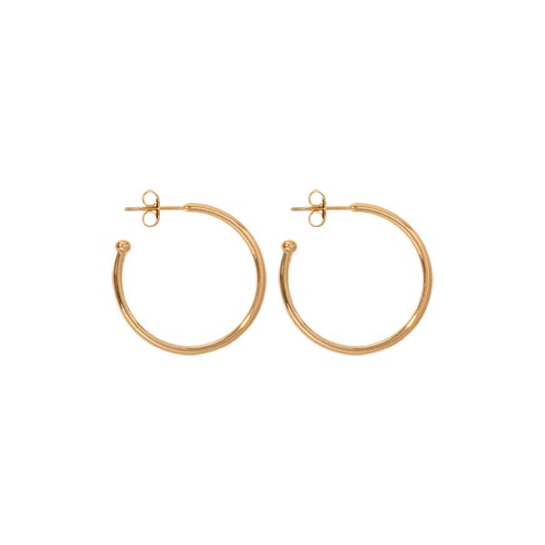 Nikki Lissoni Gold Plated Hoop Earrings - EA1001G